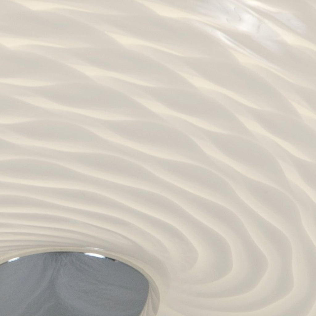 Swirled 2 Light Small Flush Mount - French Feather