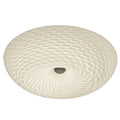 Swirled 2 Light Medium Flush Mount - French Feather