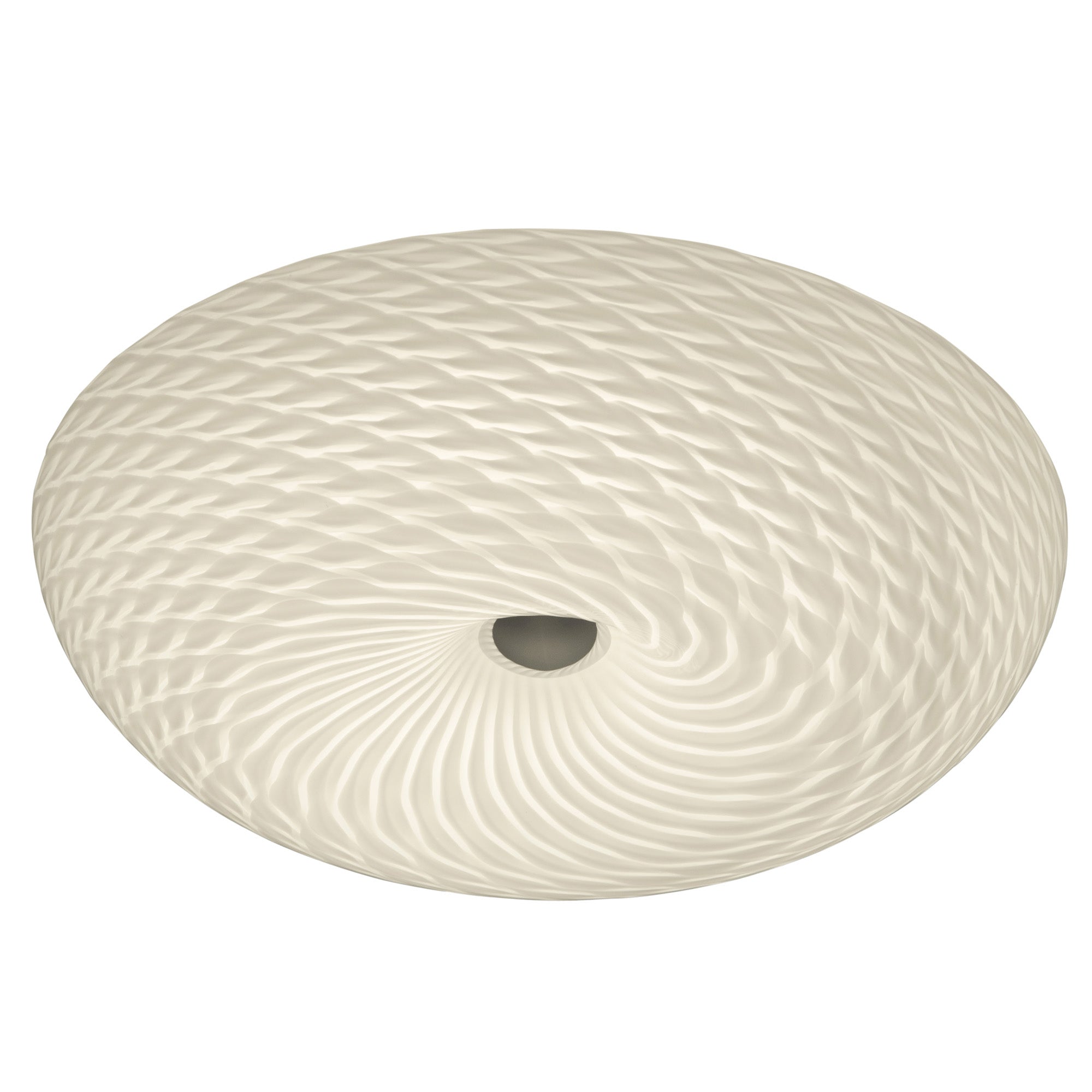 Swirled 2 Light Medium Flush Mount - French Feather