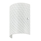 Swirled 2 Light Sconce - Chrome