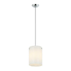 Swirled 1 Light Pendant - Chrome