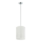 Swirled 3-Light Pendant - Chrome
