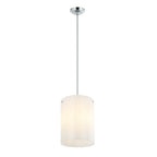 Swirled 3-Light Pendant - Chrome