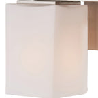 Capri On Trend Brushed Nickel Two Light Bath Vanity
