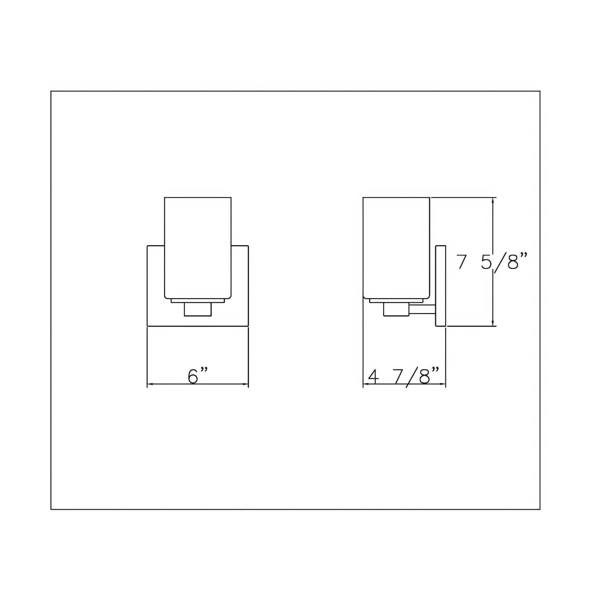 Capri On Trend Brushed Nickel Wall Sconce