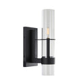 Cardiff Architectural Matte Black Wall Sconce