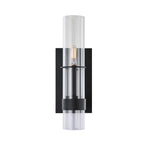 Cardiff Architectural Matte Black Wall Sconce