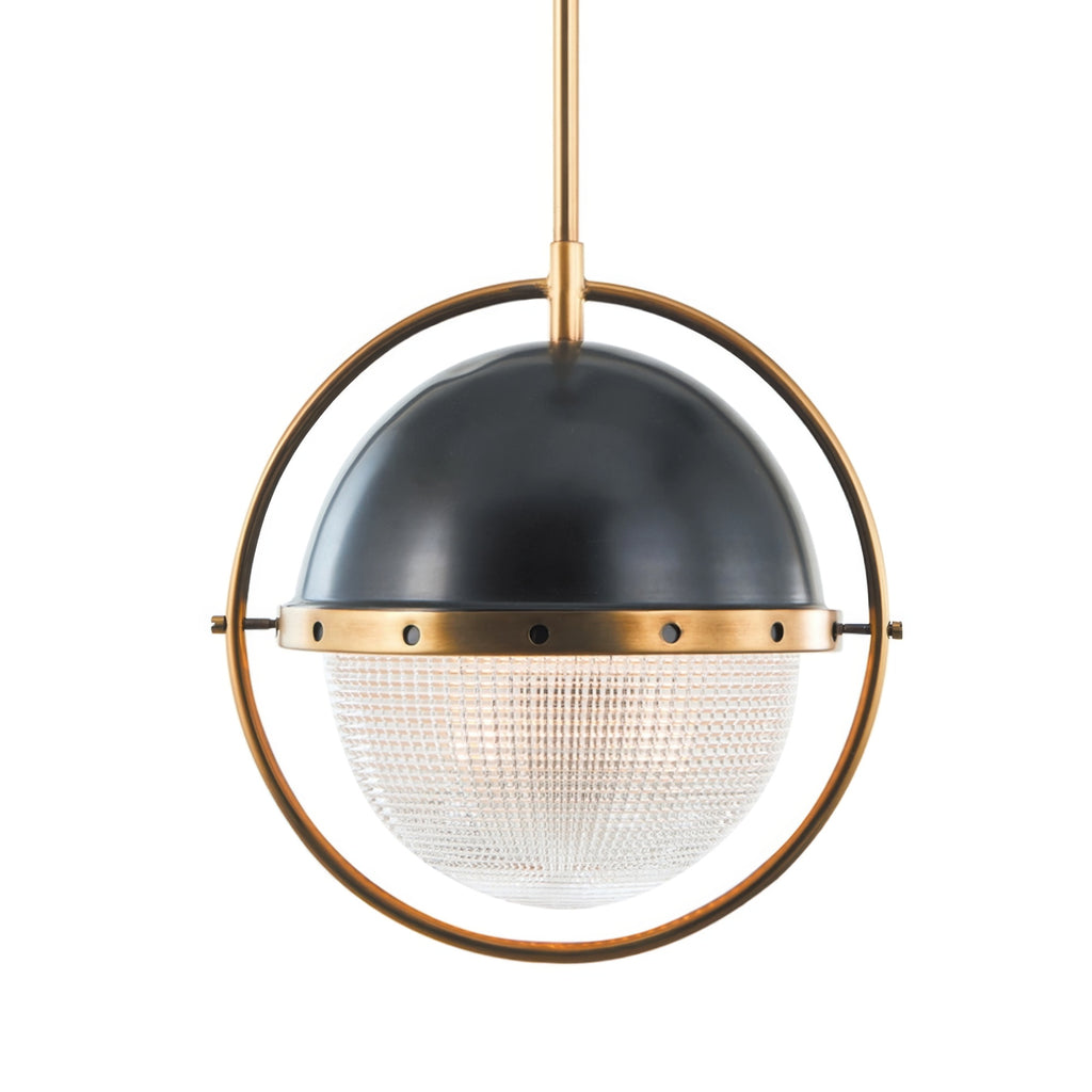 Coventry Tailored Vintage Brass and Aged Iron Pendant