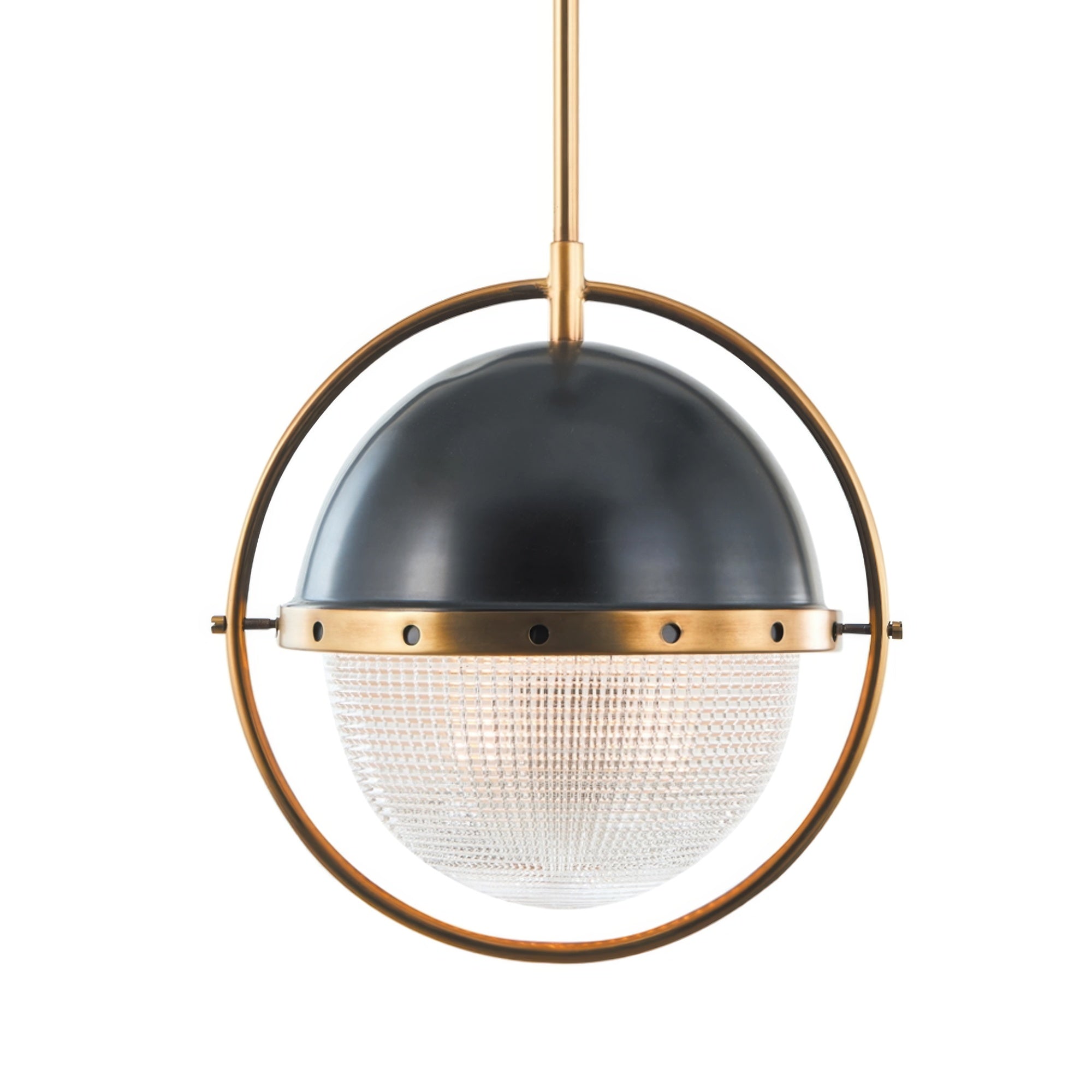 Coventry Tailored Vintage Brass and Aged Iron Pendant