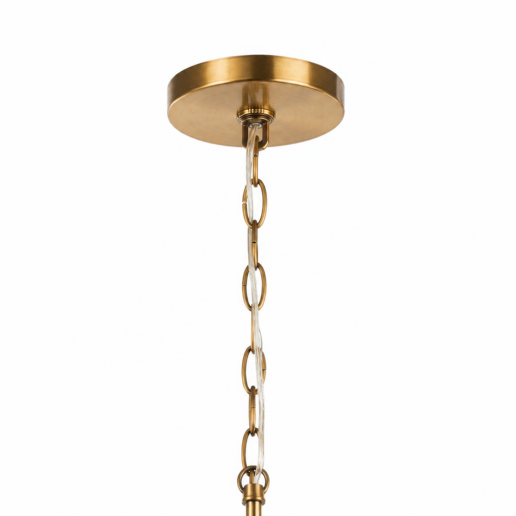 Coventry Tailored Vintage Brass and Aged Iron Pendant