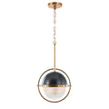 Coventry Tailored Vintage Brass and Aged Iron Pendant