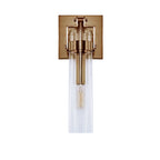 Foxwich Modern Industrial Brushed Brass Wall Light
