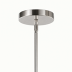 Foxwich Modern Industrial Polished Nickel Pendant