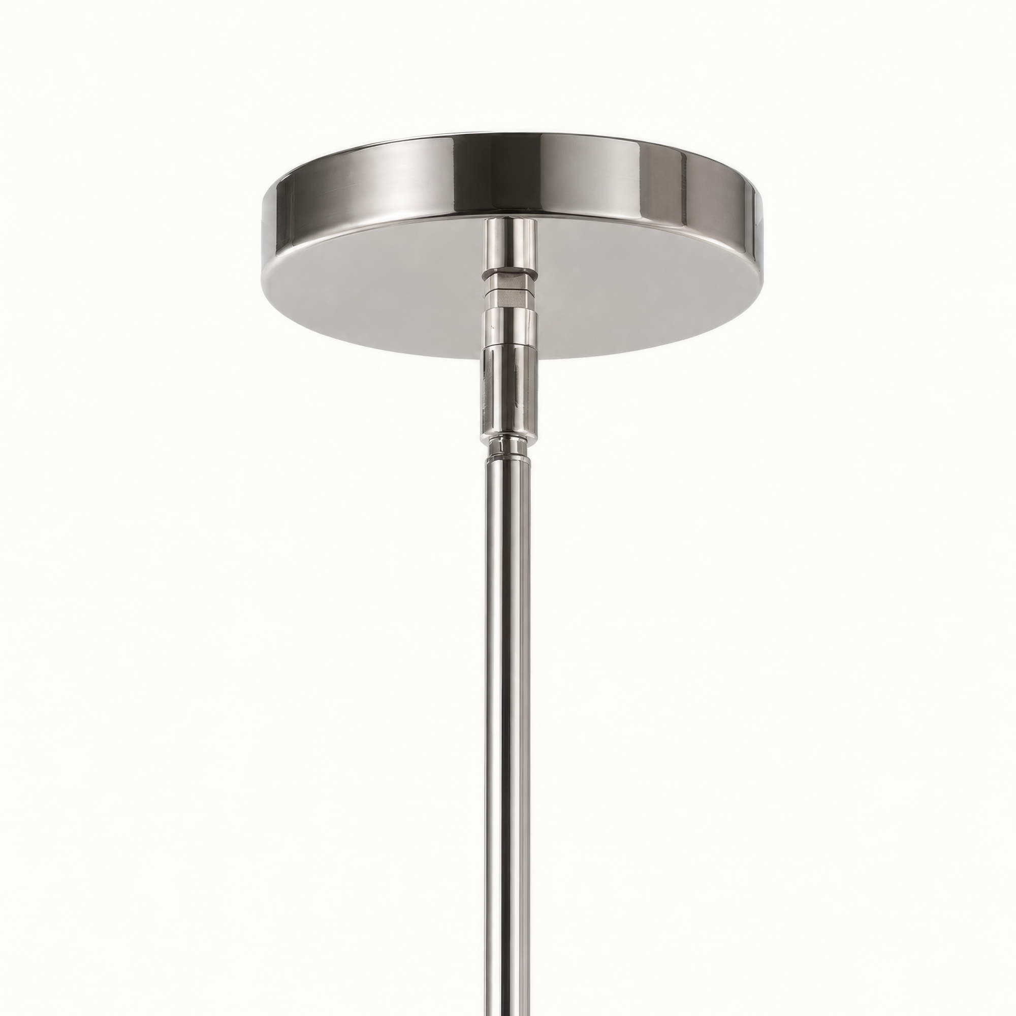 Foxwich Modern Industrial Polished Nickel Pendant
