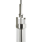 Foxwich Modern Industrial Polished Nickel Pendant