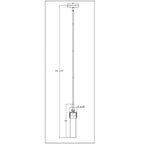 Foxwich Modern Industrial Polished Nickel Pendant