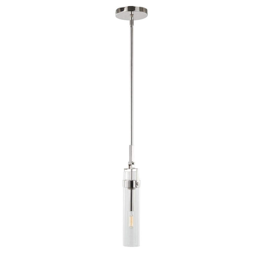 Foxwich Modern Industrial Polished Nickel Pendant