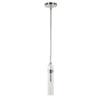 Foxwich Modern Industrial Polished Nickel Pendant