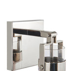 Foxwich Modern Industrial Polished Nickel Wall Light