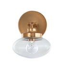 Harrow Architectural Aged Brass Wall Sconce