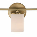 Merano On Trend Brushed Brass Three Light Bath Vanity