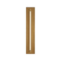 Padstow Architectural Aged Brass LED Wall Light Bath Vanity