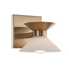 Ringsted Architectural Brushed Brass Single Wall Sconce Bath Vanity
