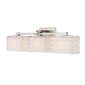 Sardinia On Trend Brushed Nickel Three Light Bath Vanity