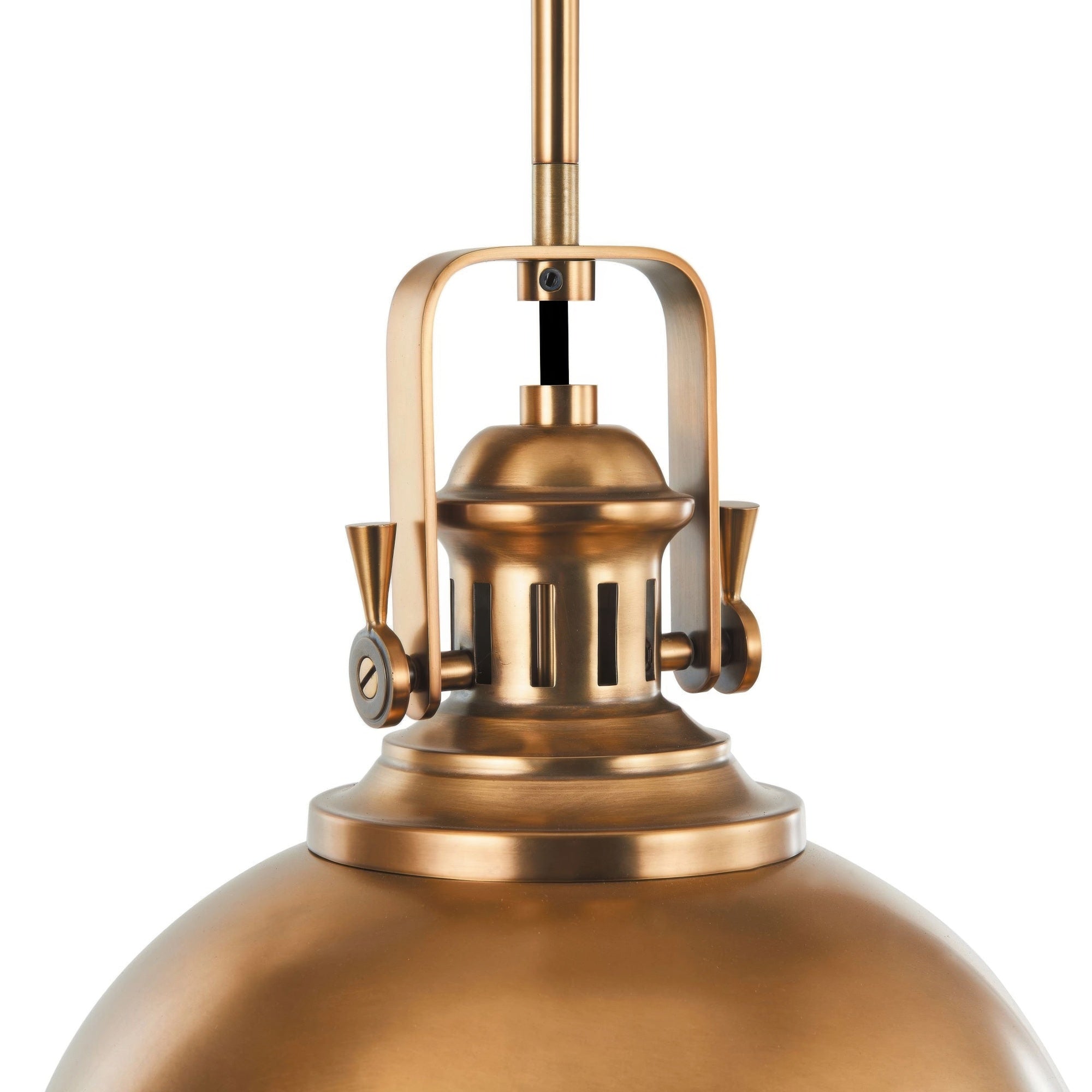 Stirling Architectural Aged Brass Pendant