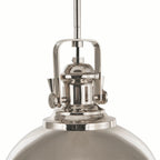 Stirling Architectural Polished Nickel Pendant