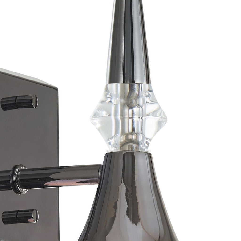 Tromba Tailored Black Chrome Wall Sconce
