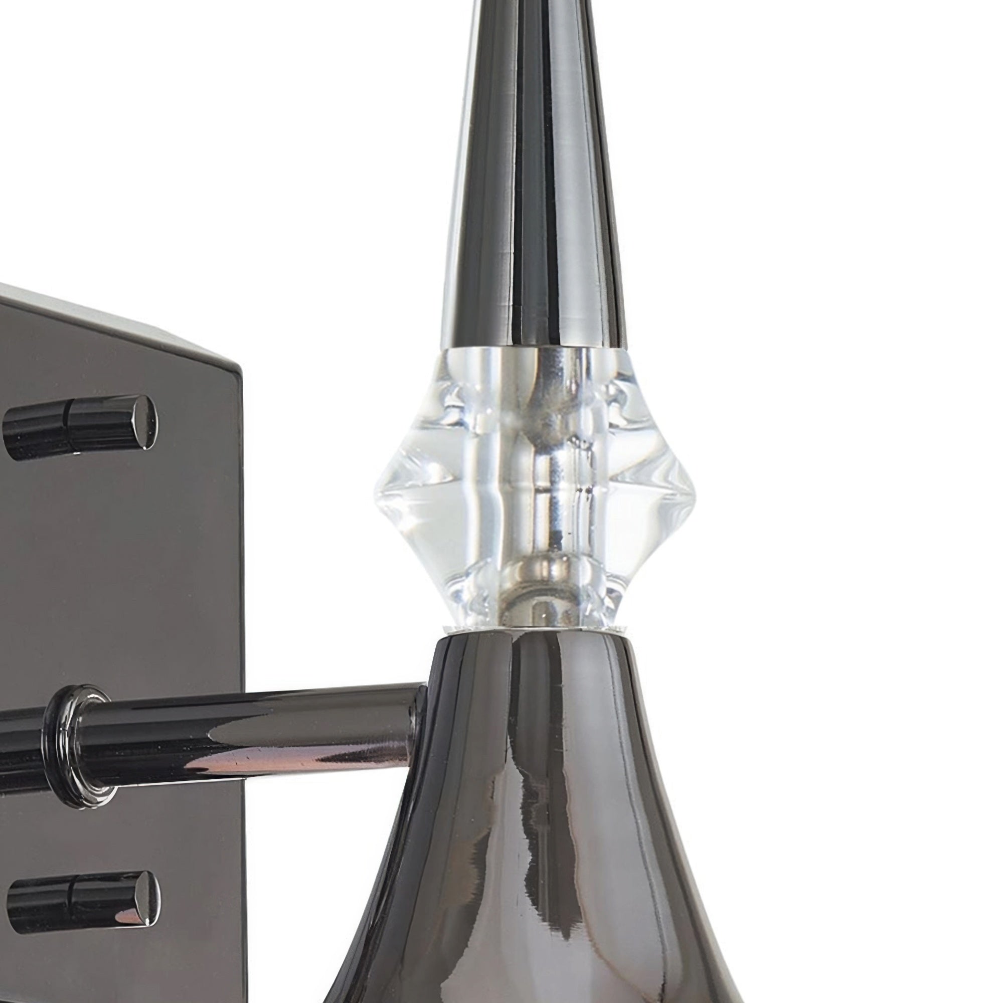 Tromba Tailored Black Chrome Wall Sconce
