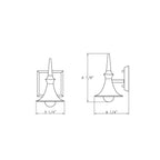 Tromba Tailored Black Chrome Wall Sconce