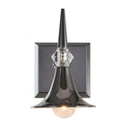 Tromba Tailored Black Chrome Wall Sconce