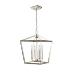 York Architectural Foyer Polished Nickel Pendant