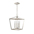 York Architectural Foyer Polished Nickel Pendant